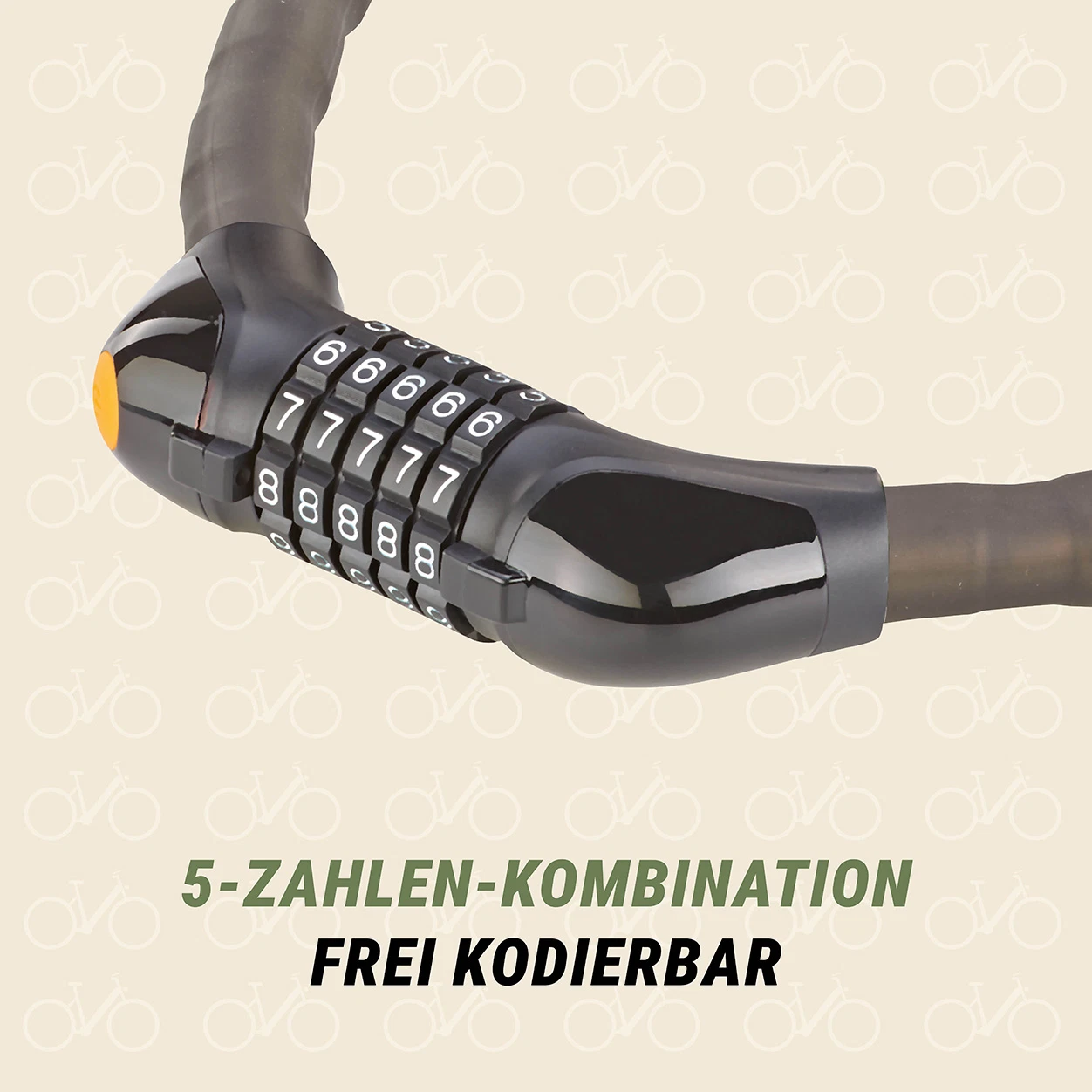 Panzerkabelschloss code 5