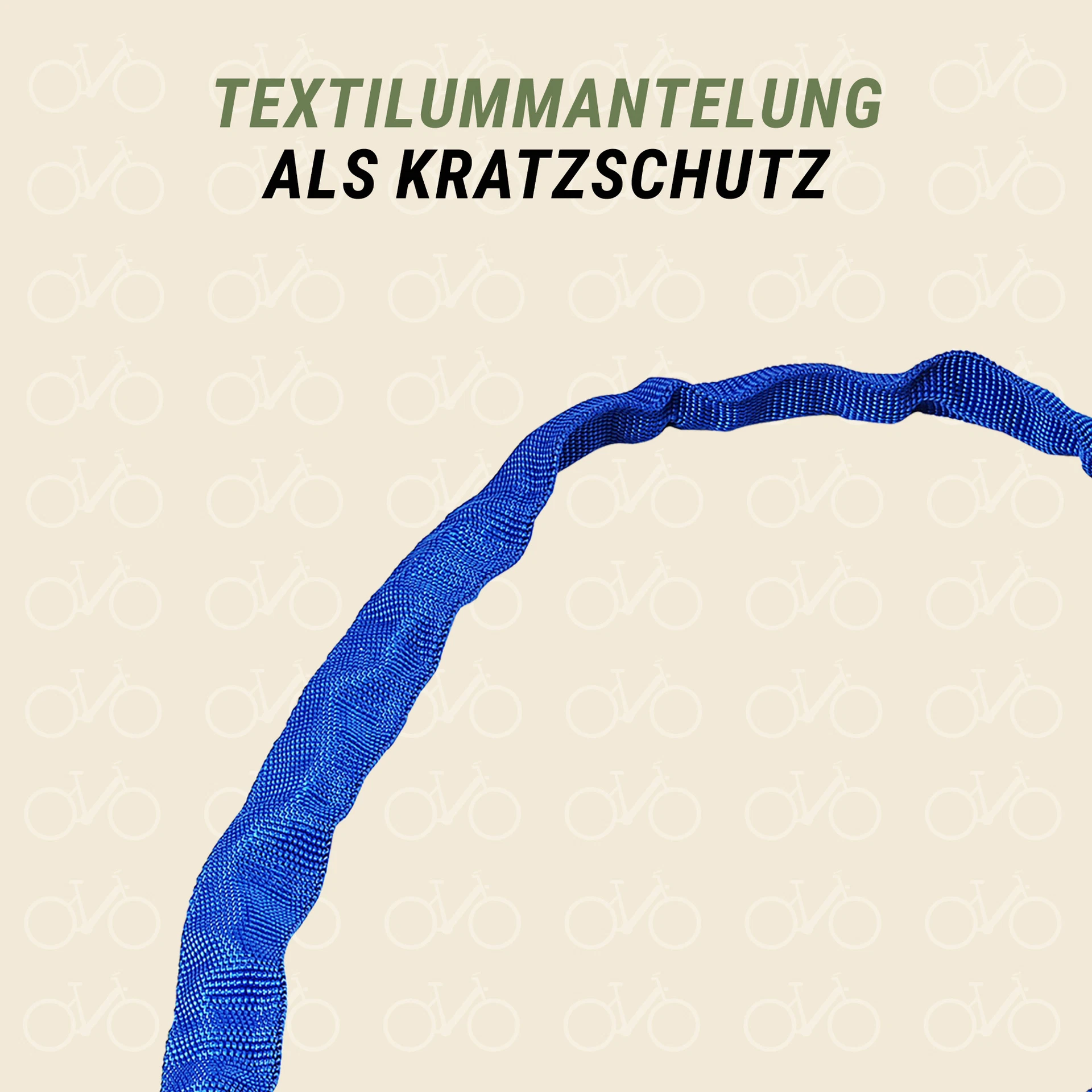 Kids-Kettenschloss blau