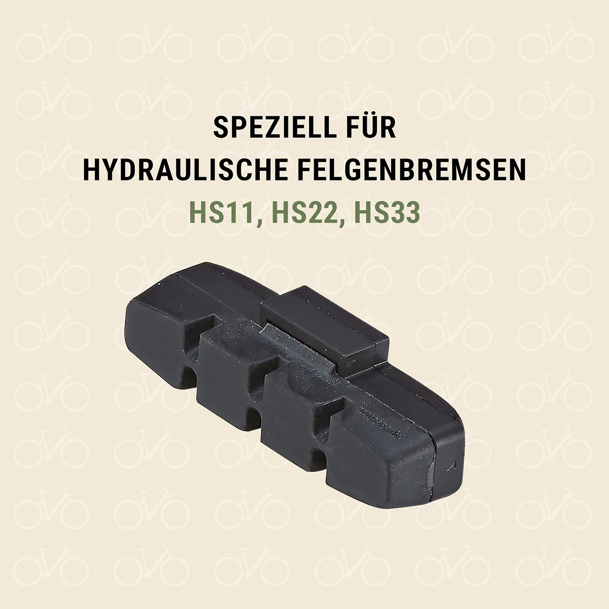 Bremsschuhe für Hydraulische Felgenbremsen HS11, HS22, HS33 - diagonale Ansicht