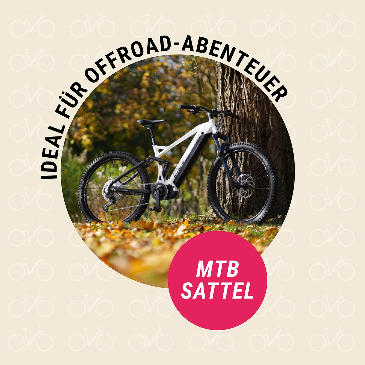 MTB-Renn-Sattel
