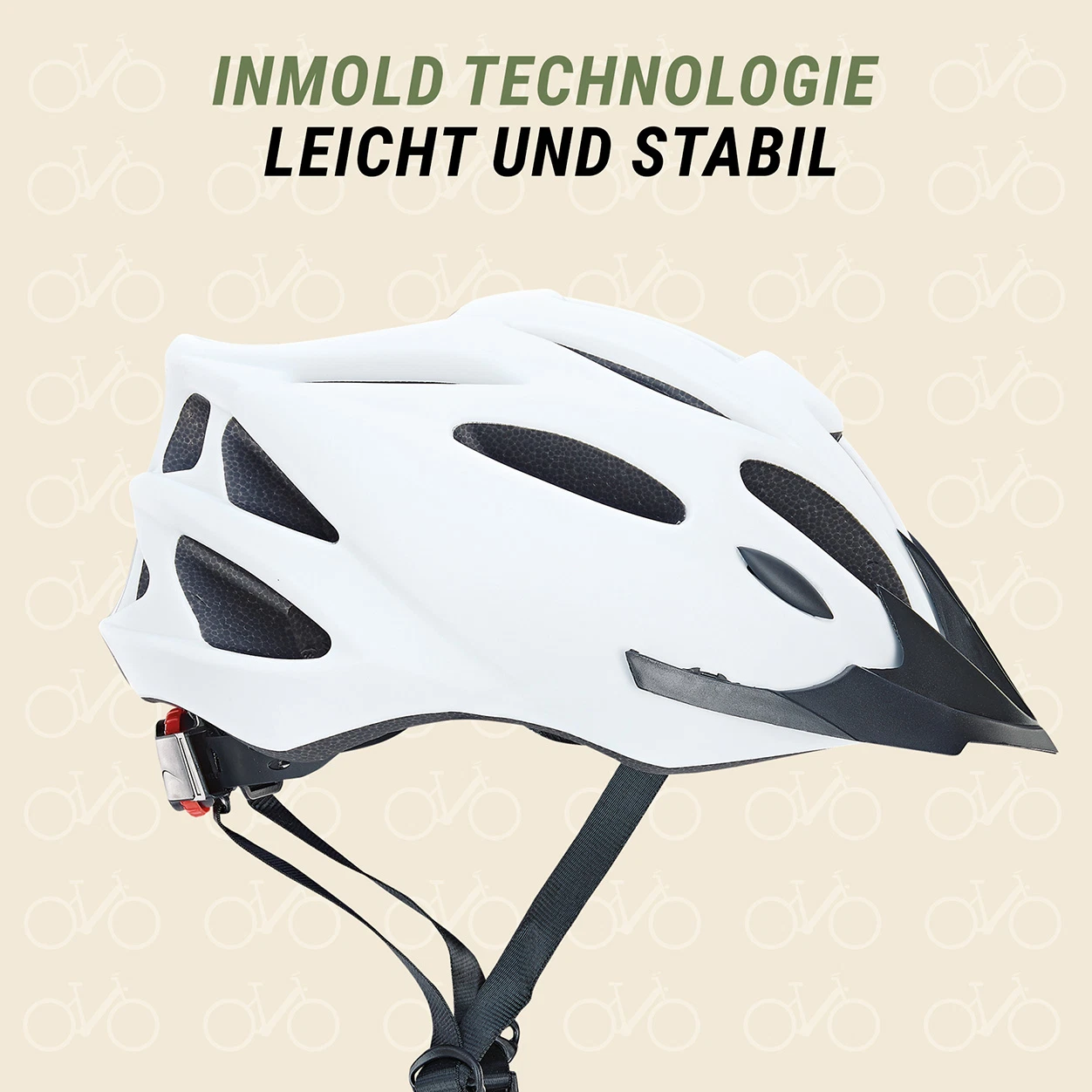 Fahrradhelm white