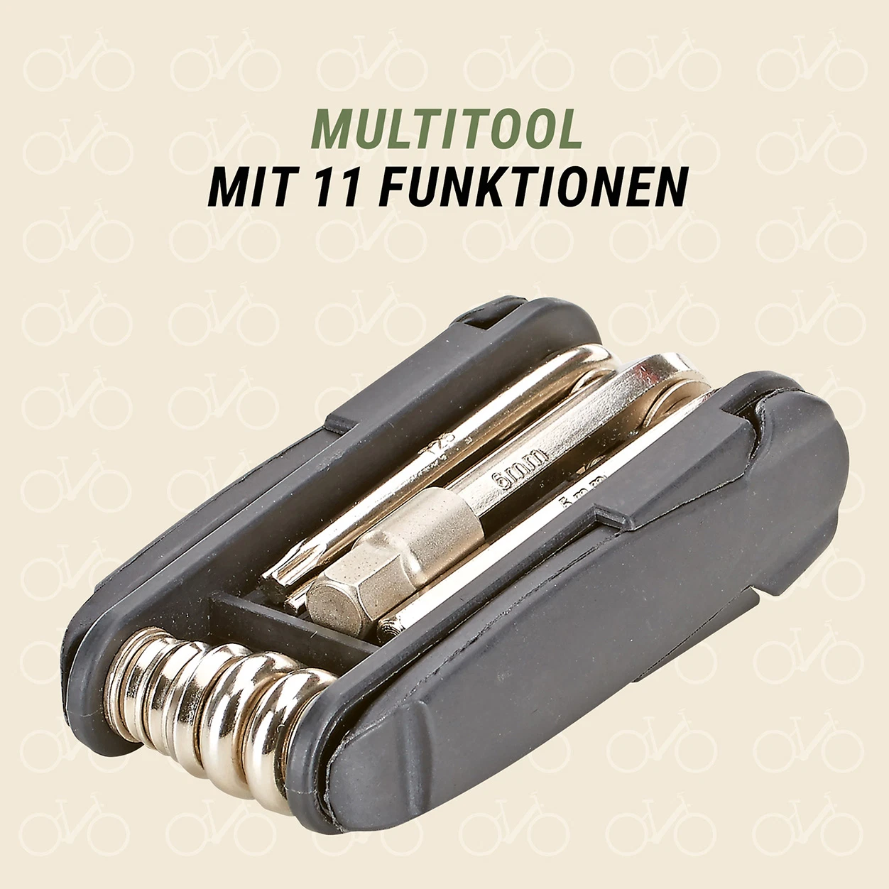 Multifunktionswerkzeug "Tour" mit 11 Funktionen - diagonale Ansicht