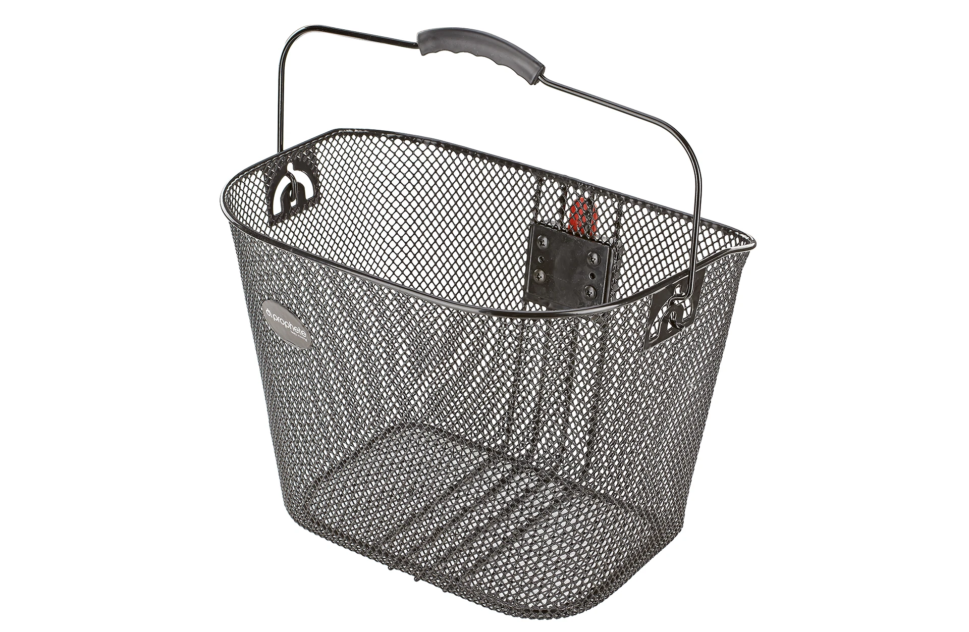 Fahrradkorb Lenker - diagonale Ansicht auf weißem Grund