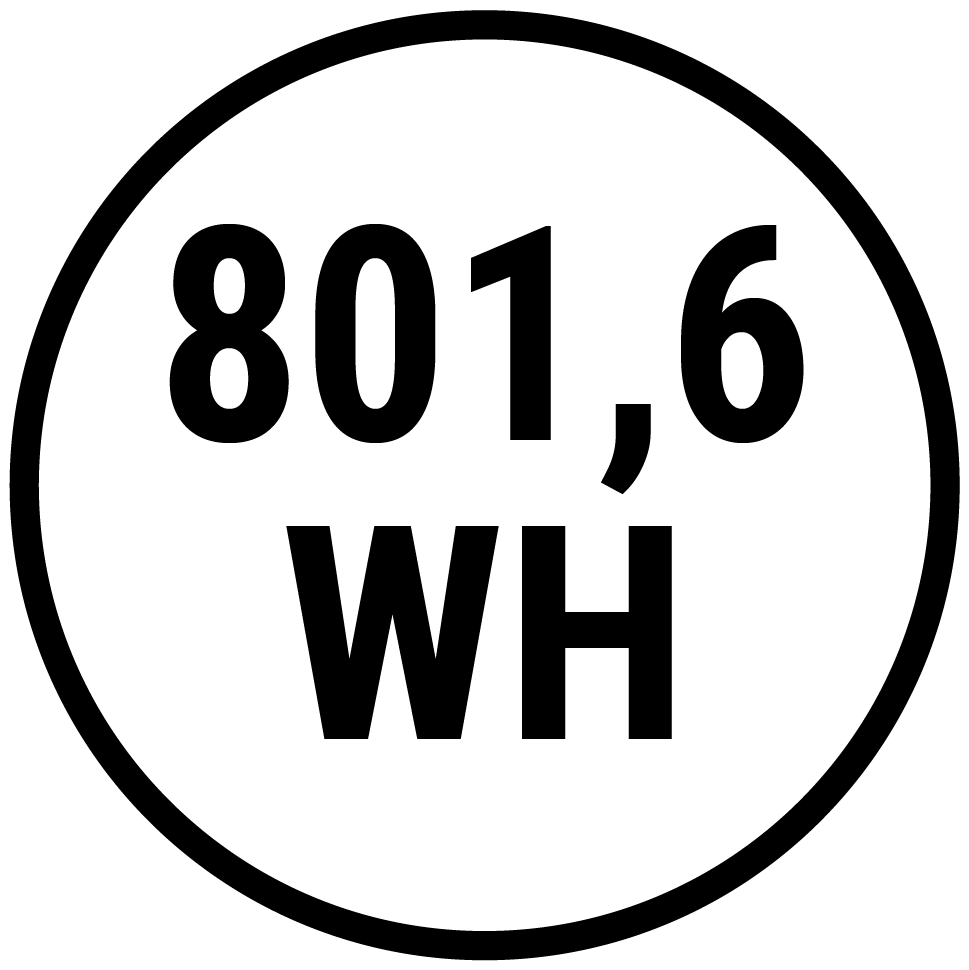 Icon 801,6 Wattstunden (rund)