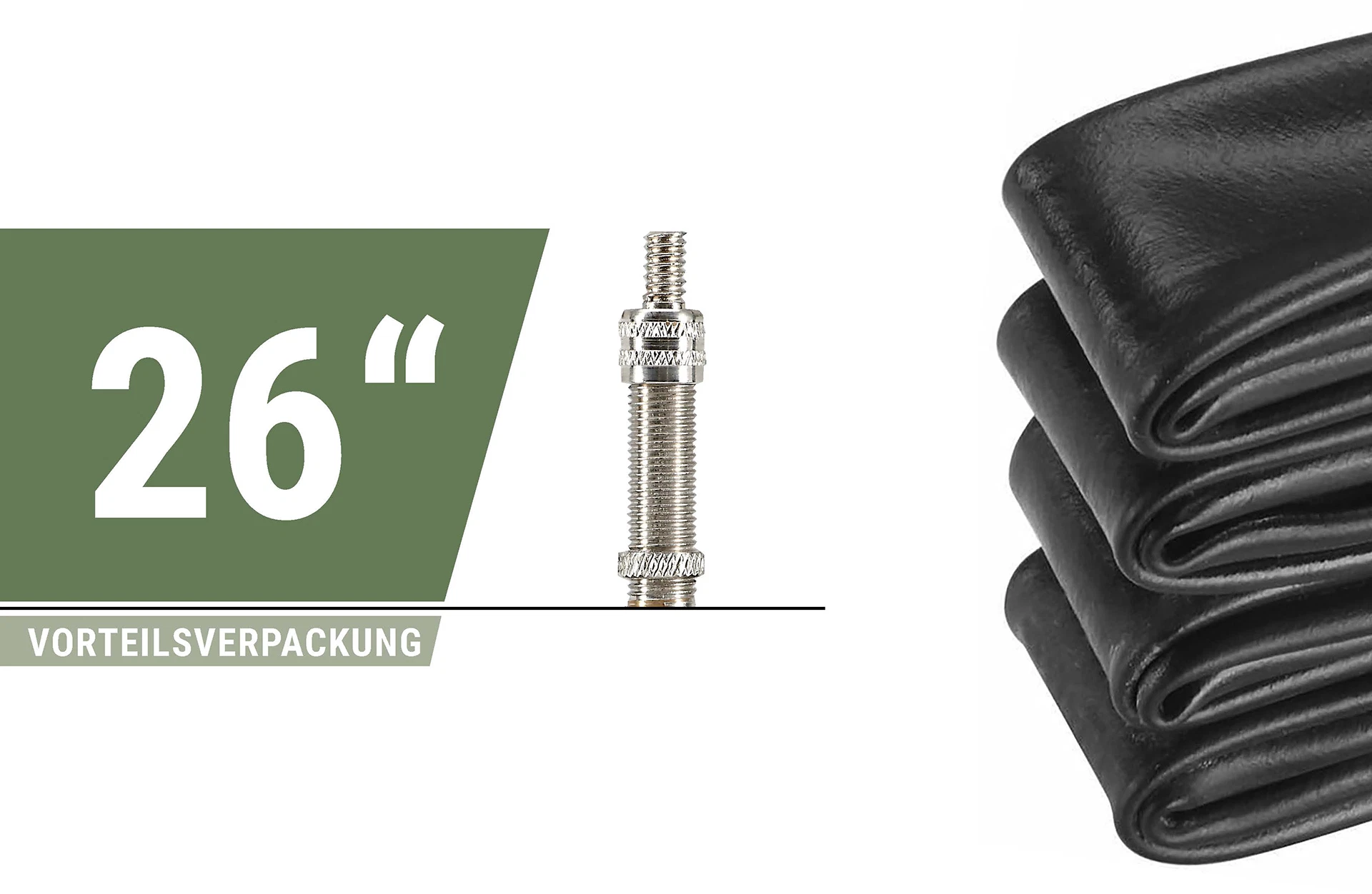 Fahrradschlauch 26 " Vorteilspackung