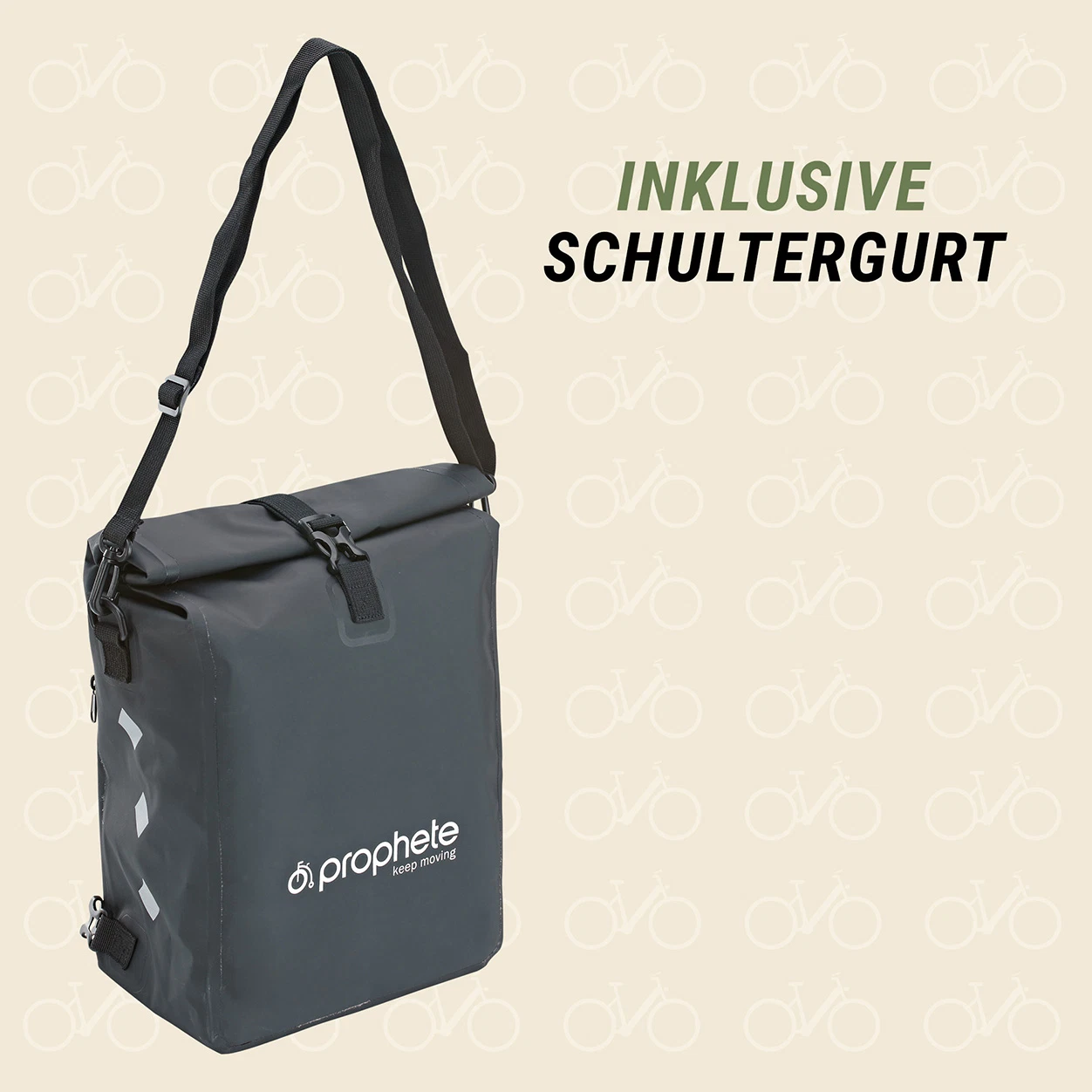 Seitenpacktasche/ Rucksack black