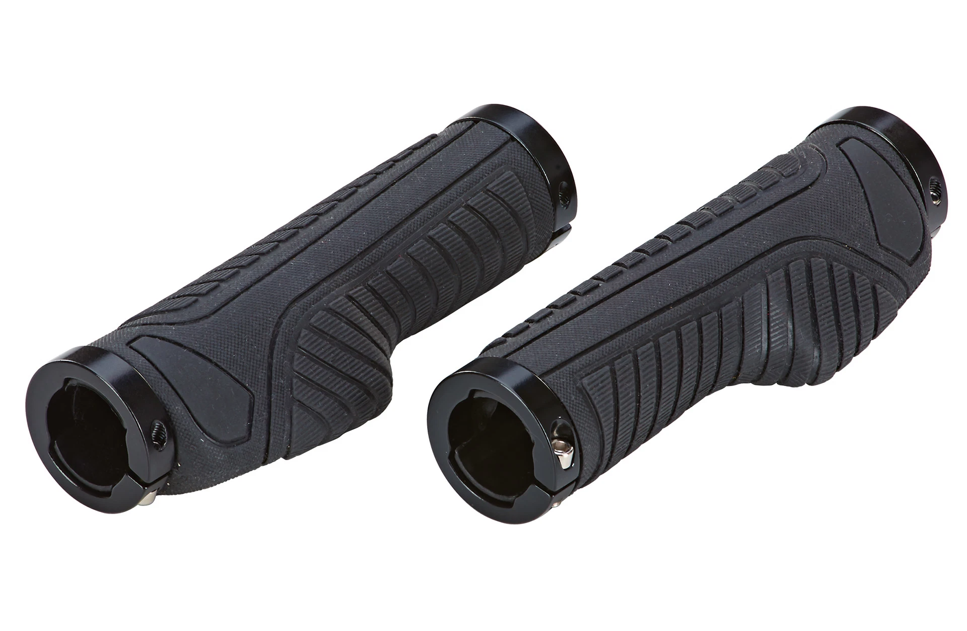 Fahrradgriffe Trekking - diagonale Ansicht auf weißem Grund