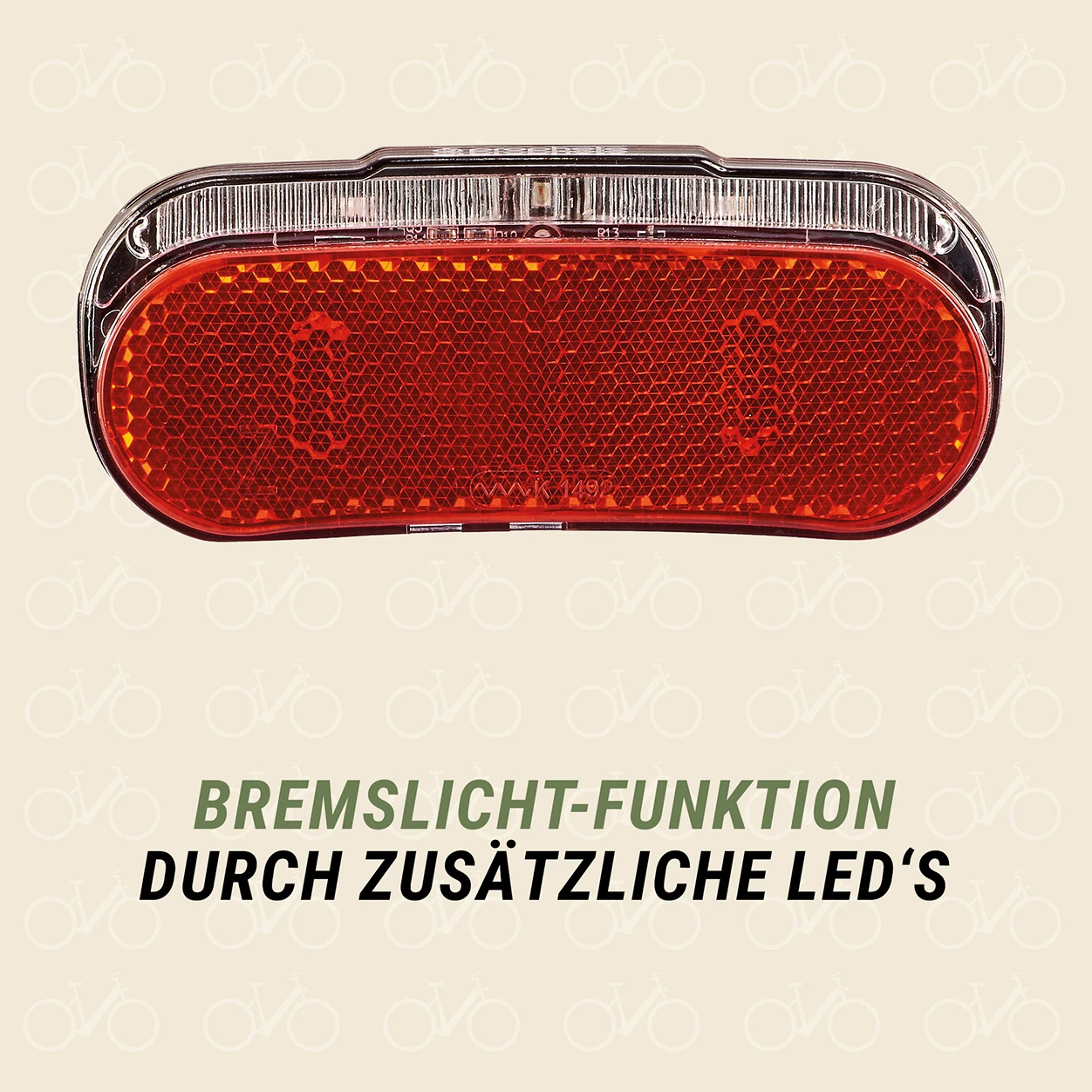 LED-Rücklicht mit Bremslichtfunktion
