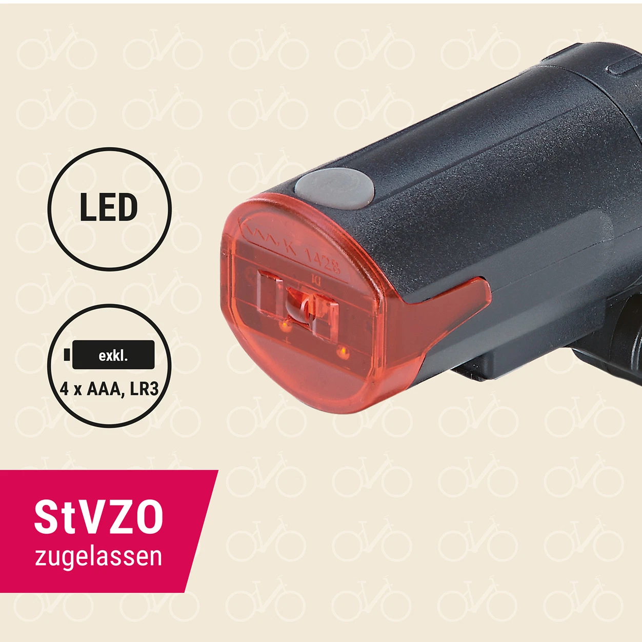 LED-Batterierücklicht basic