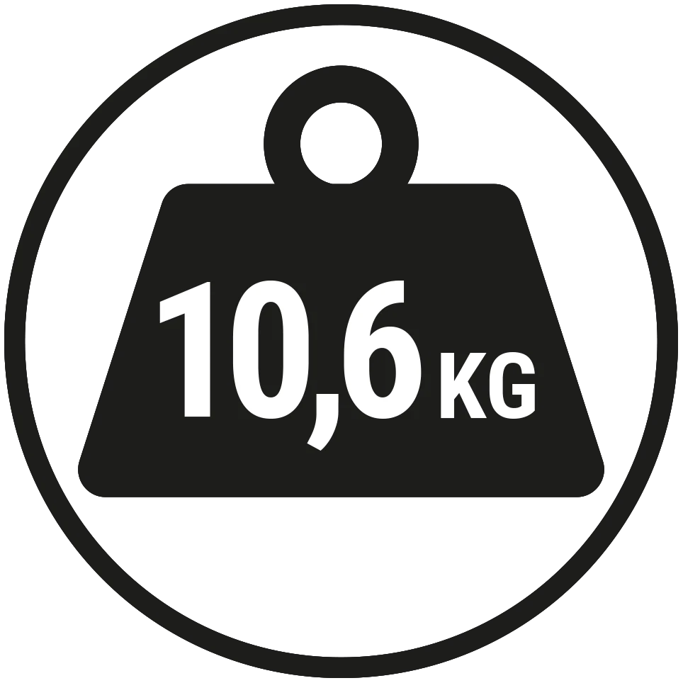 Icon 10,6 kg Gewicht (rund)
