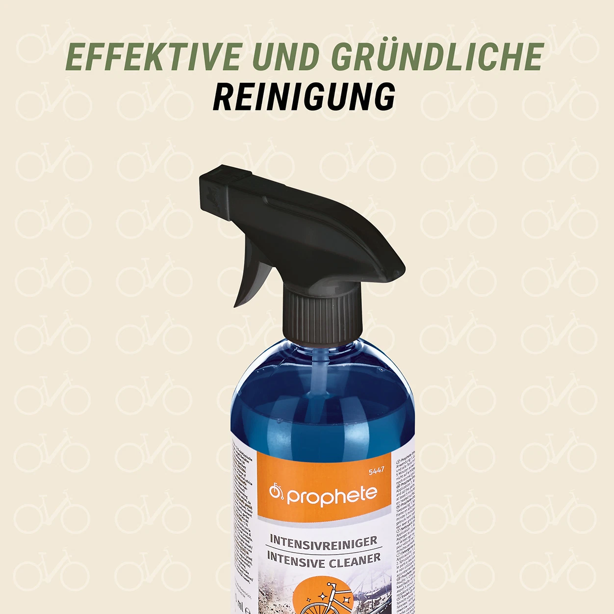 Intensivreiniger für effektive und gründliche Reinigung - vordere detailansicht