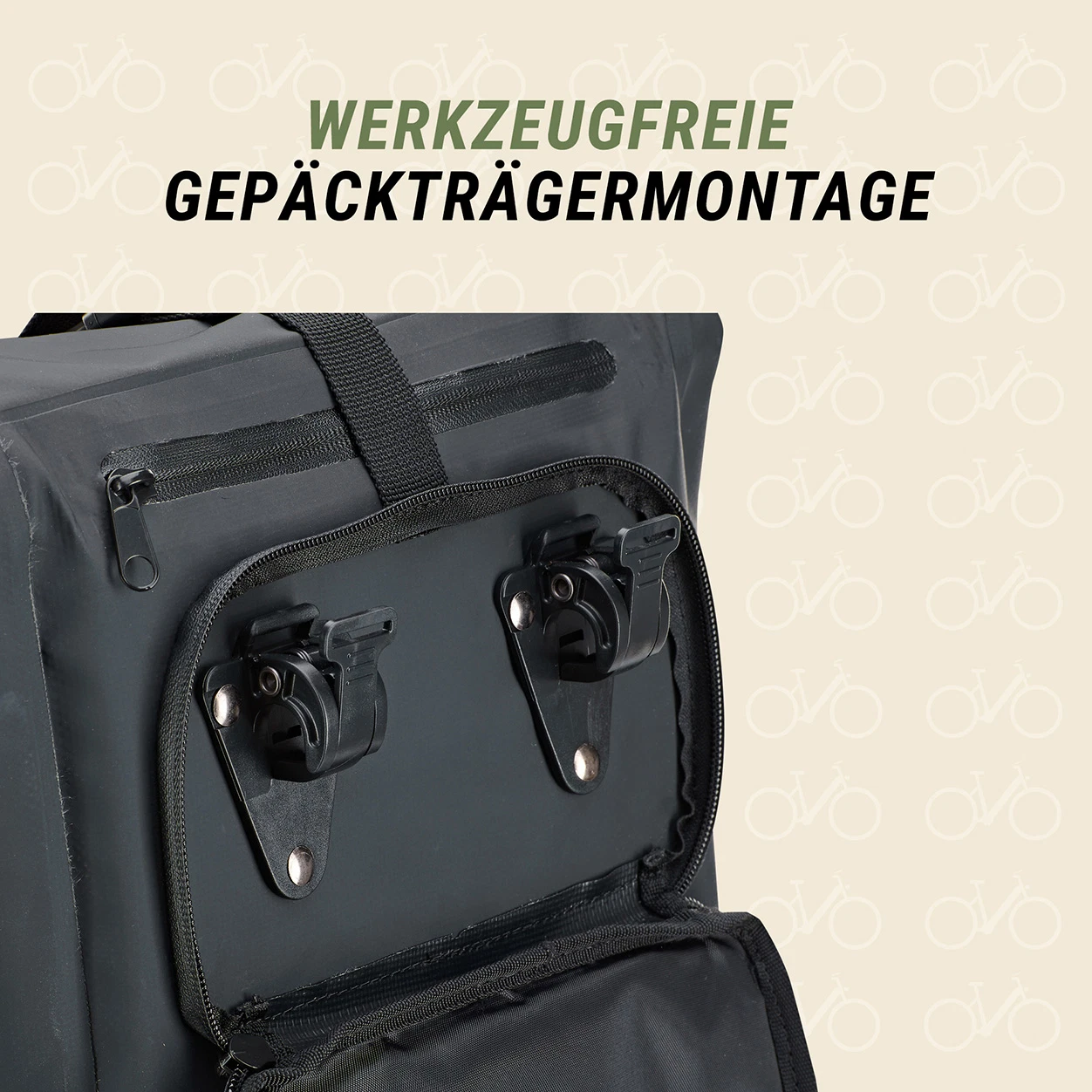 Seitenpacktasche/ Rucksack black