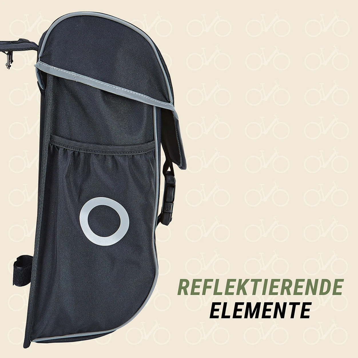 Doppelpacktasche schwarz