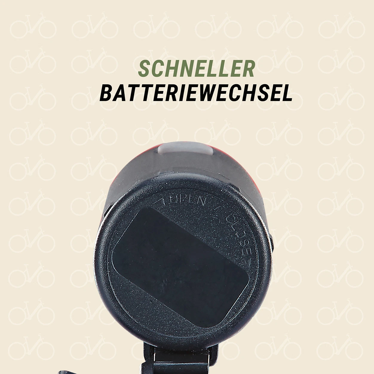 LED-Batterierücklicht basic