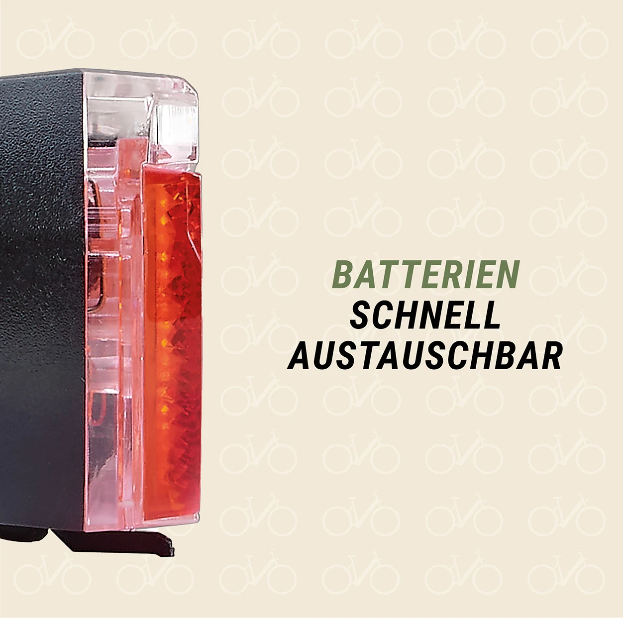LED-Batterierücklicht double
