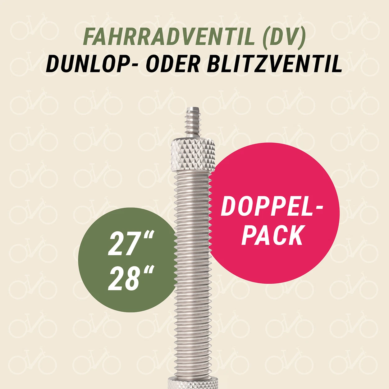 Gruppenschlauch 27-28" (Dunlopventil | 28/40-622/630)