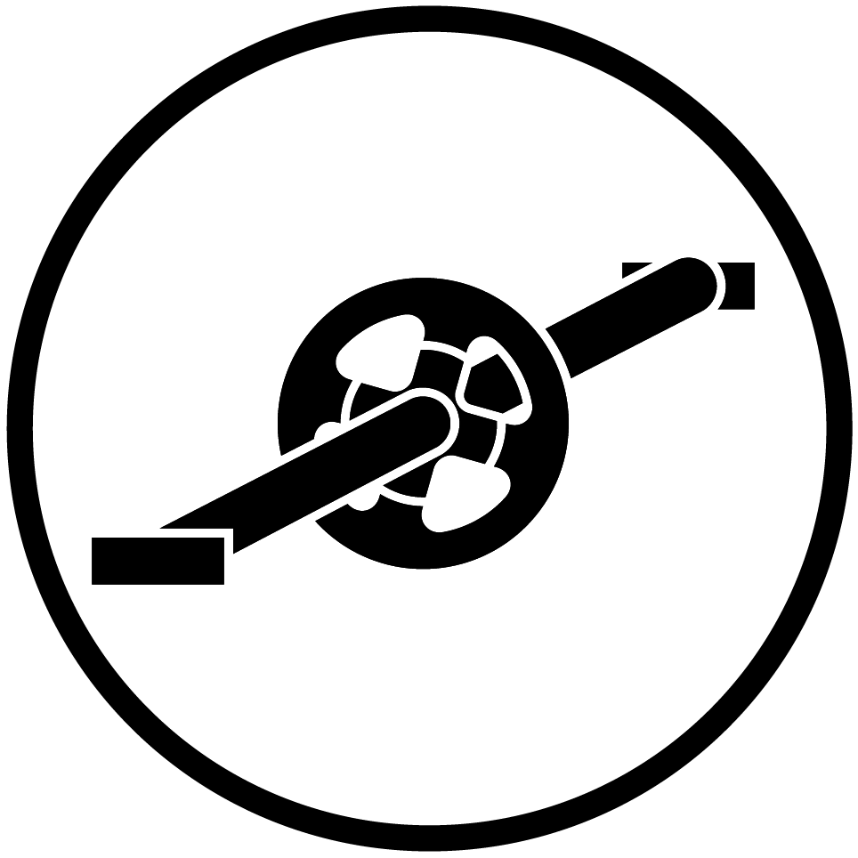 Icon Rücktrittbremse rund
