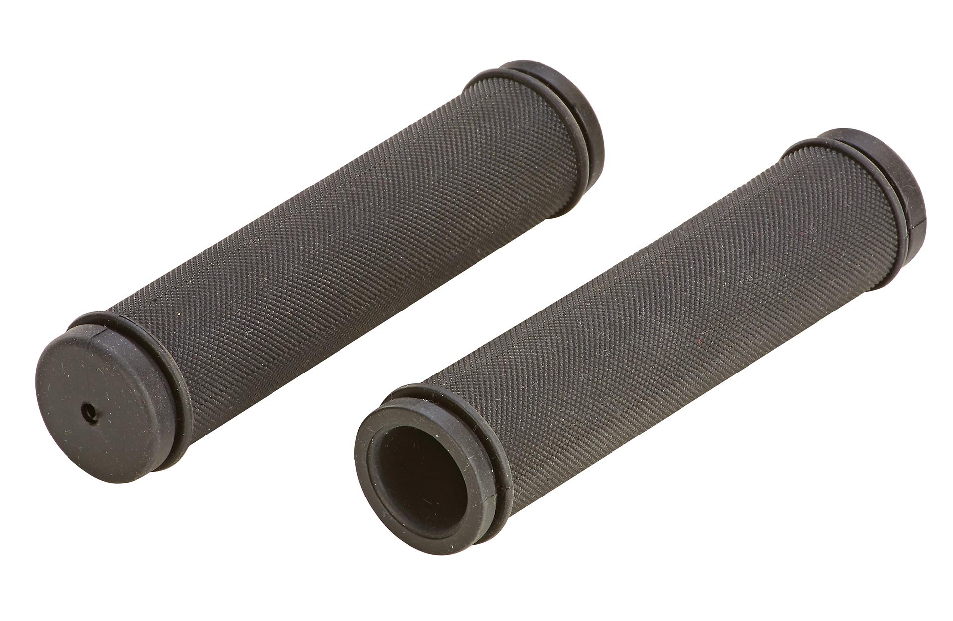 Fahrradgriffe - diagonale Ansicht auf weißem Grund