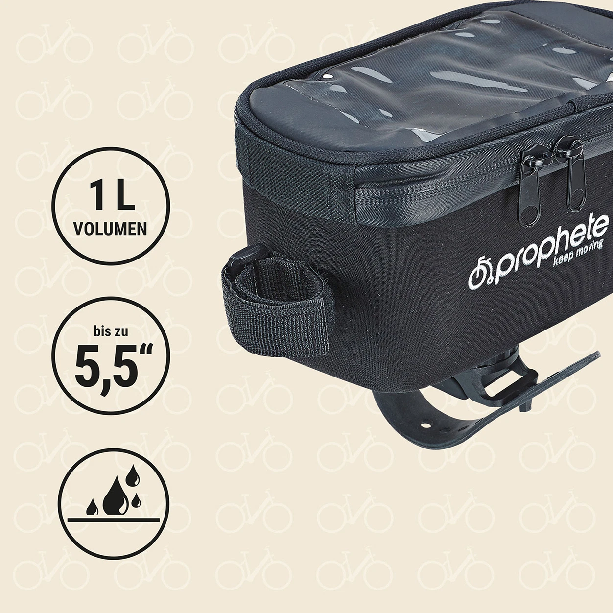 Oberrohrtasche basic