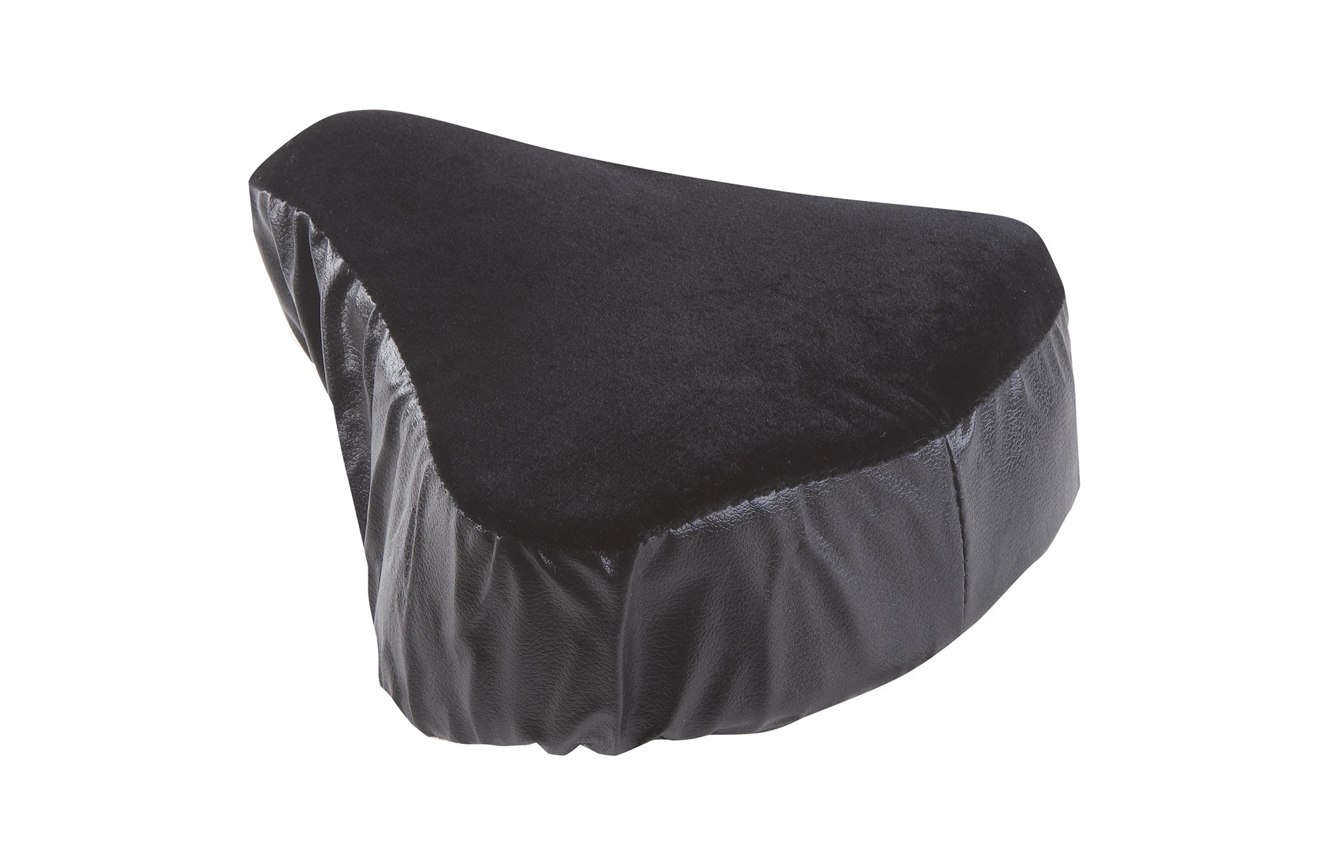 Satteldecke schwarz - diagonale Ansicht auf weißem Grund