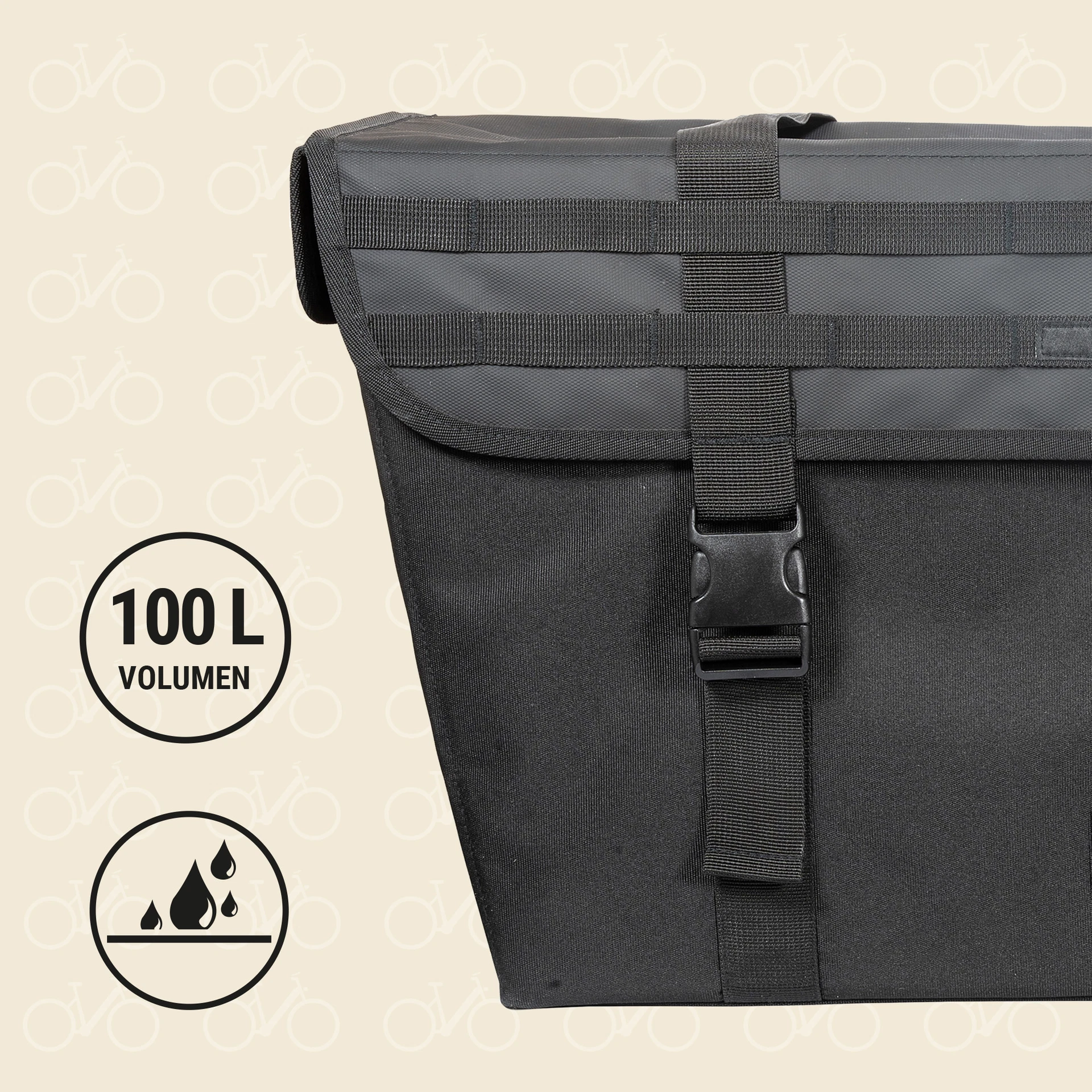 Doppelpacktasche Longtail