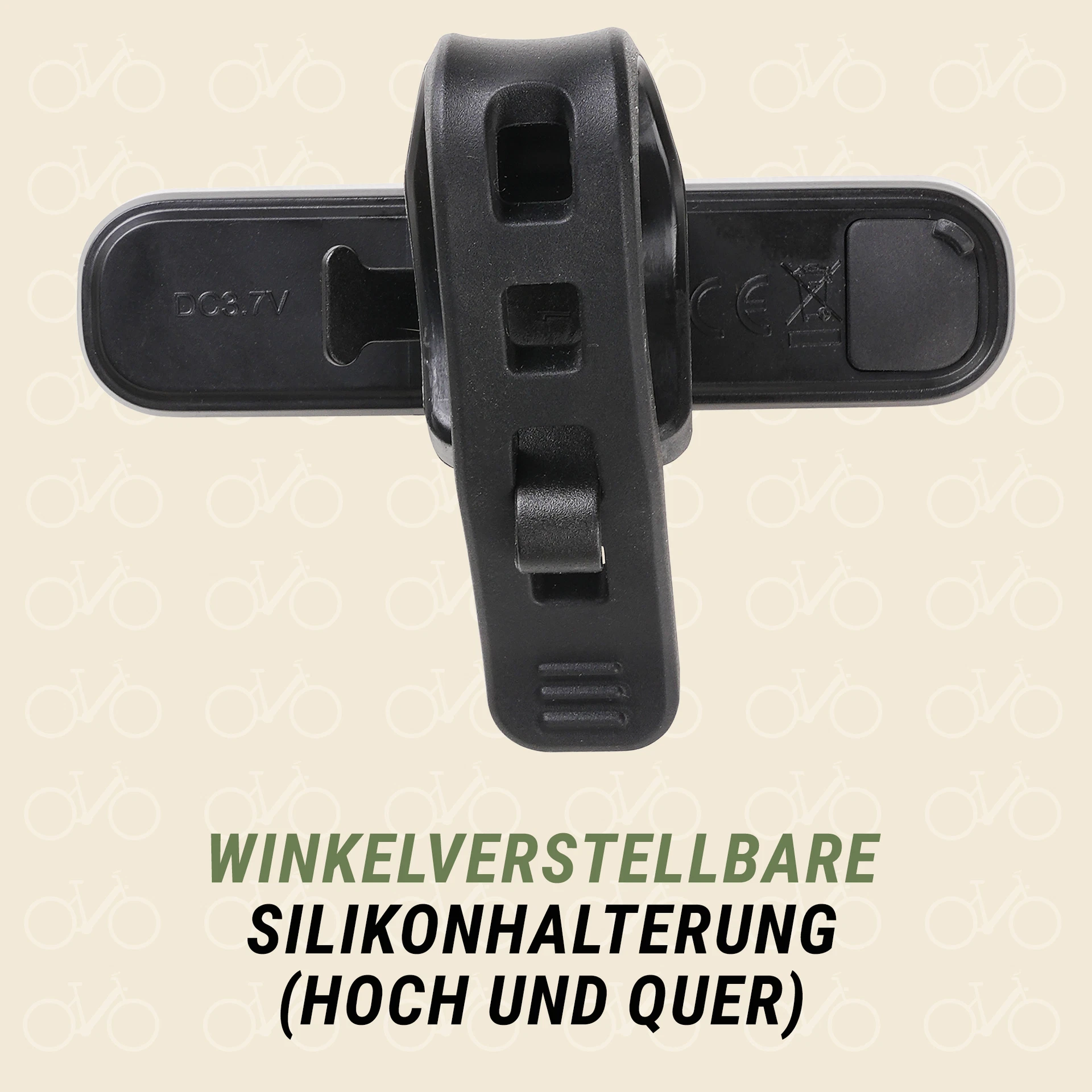 Rücklicht rot winkelverstellbar - Ansicht von hinten