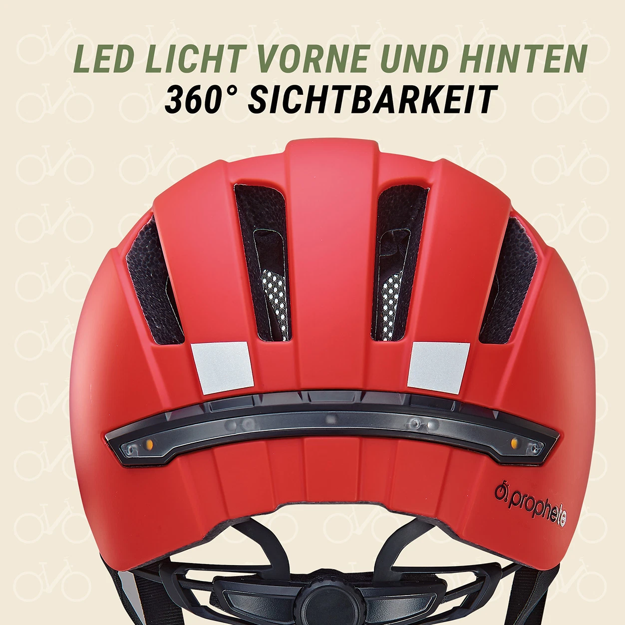 ECO Urban Fahrradhelm red (Aktion)