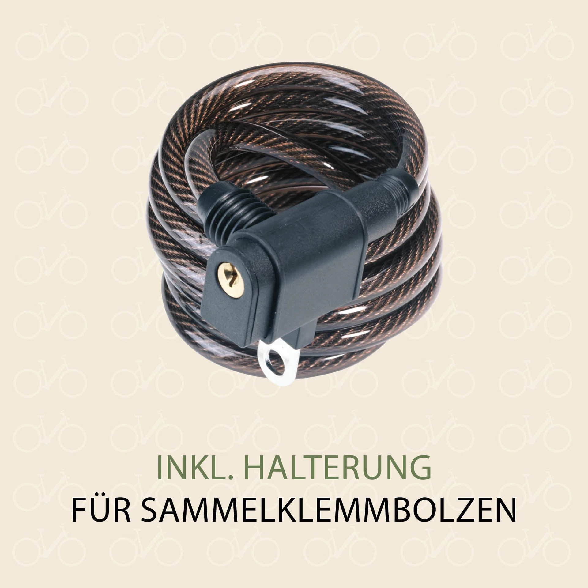 Spiralkabelschloss XL