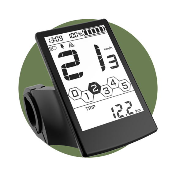 Abbildung LCD-Multifunktionsdisplay 5.0