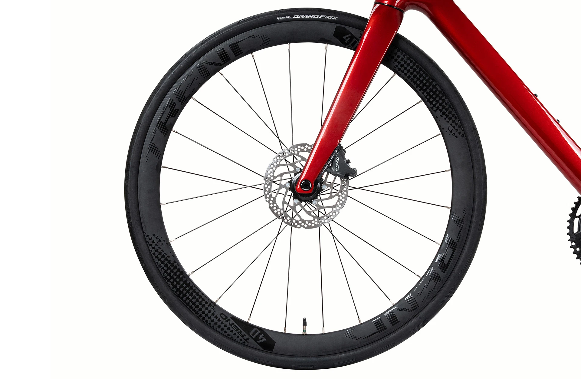 Detailbild Vorderrad Stratos Rennrad