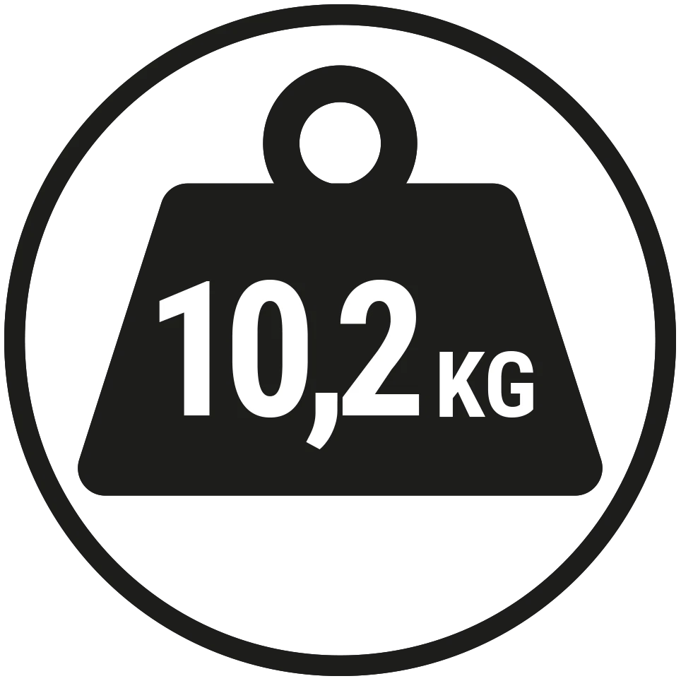 Icon 10,2 kg Gewicht (rund)