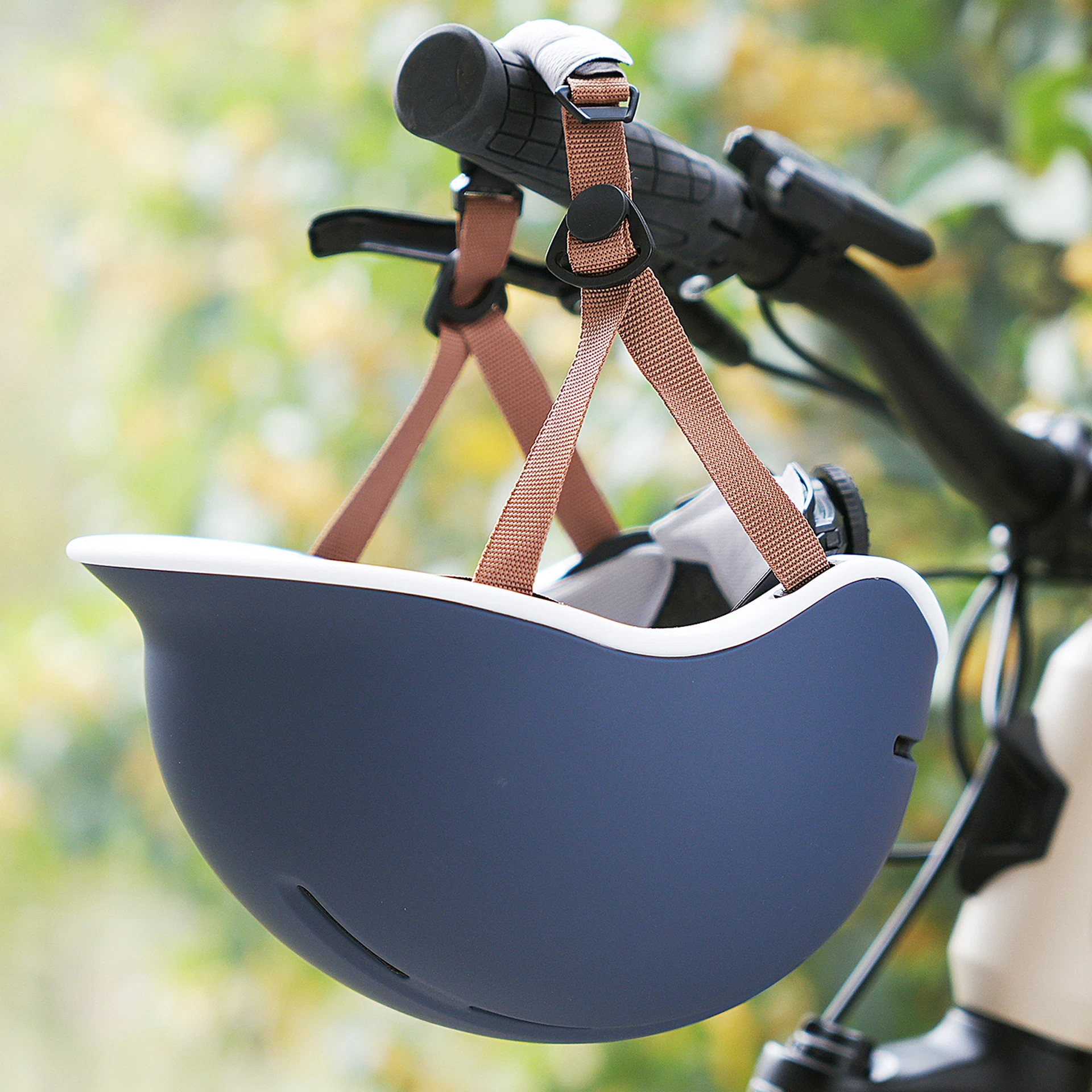 Kinder-Fahrradhelm Trio blau