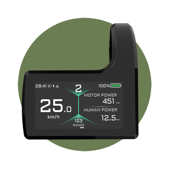 Abbildung TFT-Multifunktionsfarbdisplay 2.0