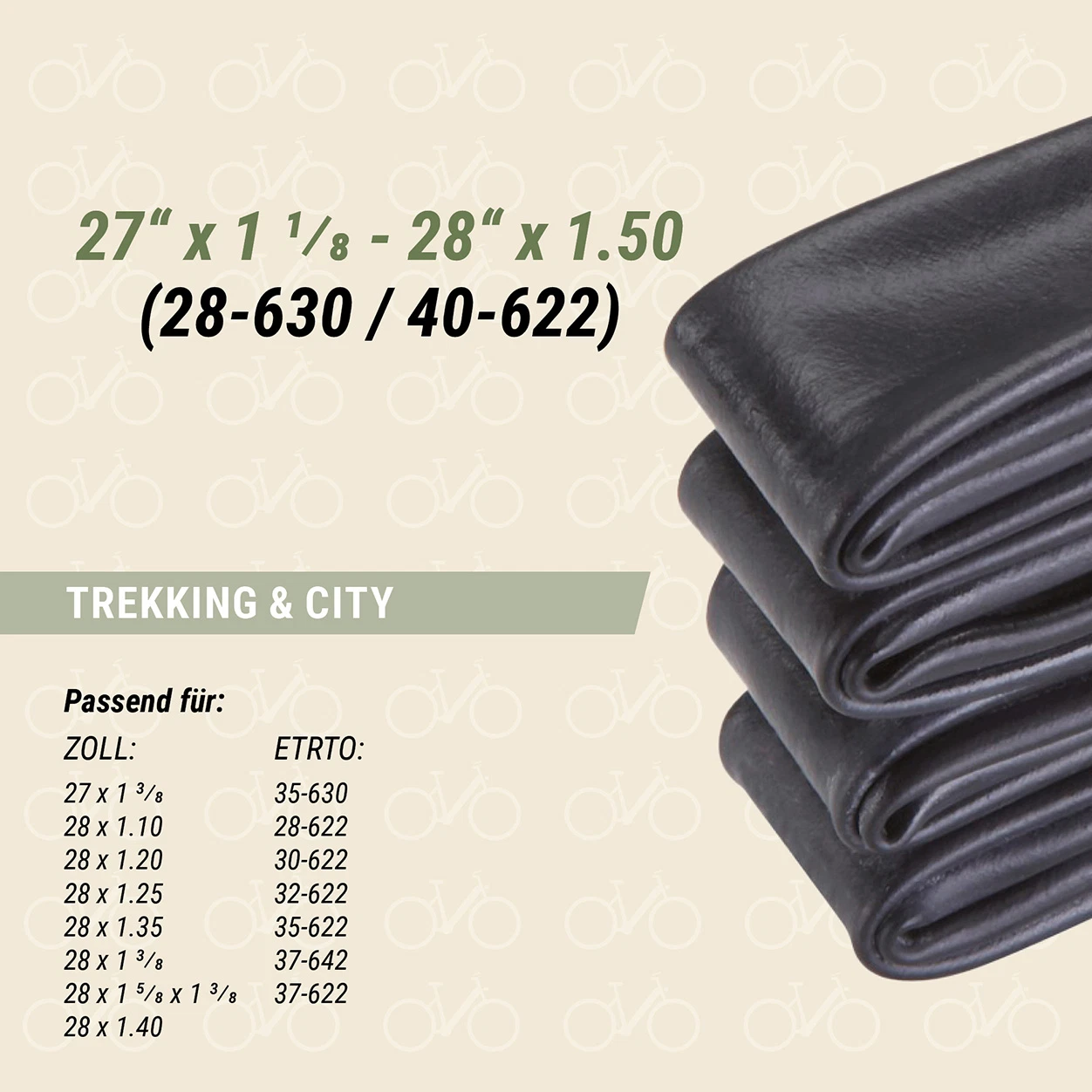 Schlauch 27-28" (Dunlopventil | 35/37-630/642)