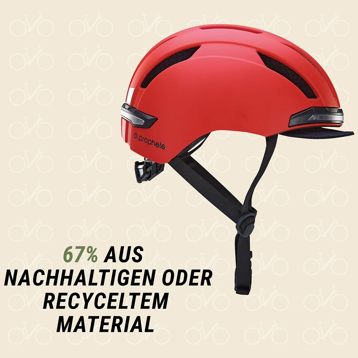 ECO Urban Fahrradhelm red (Aktion)