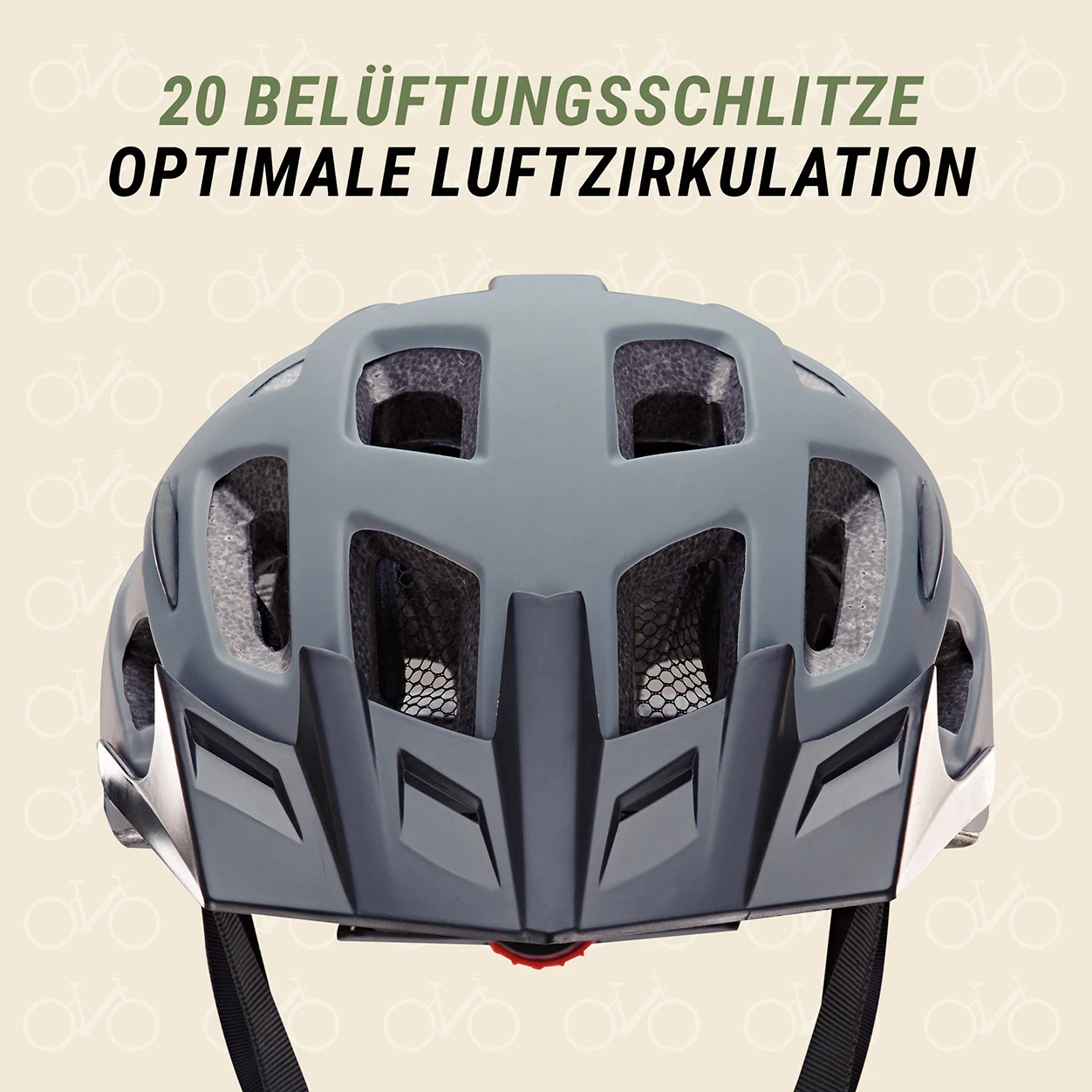 Fahrradhelm grey