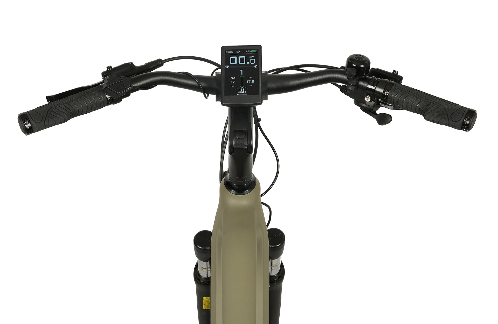 Entdecker 4.0 Trekking E-Bike - Detailansicht Display auf weißem Grund