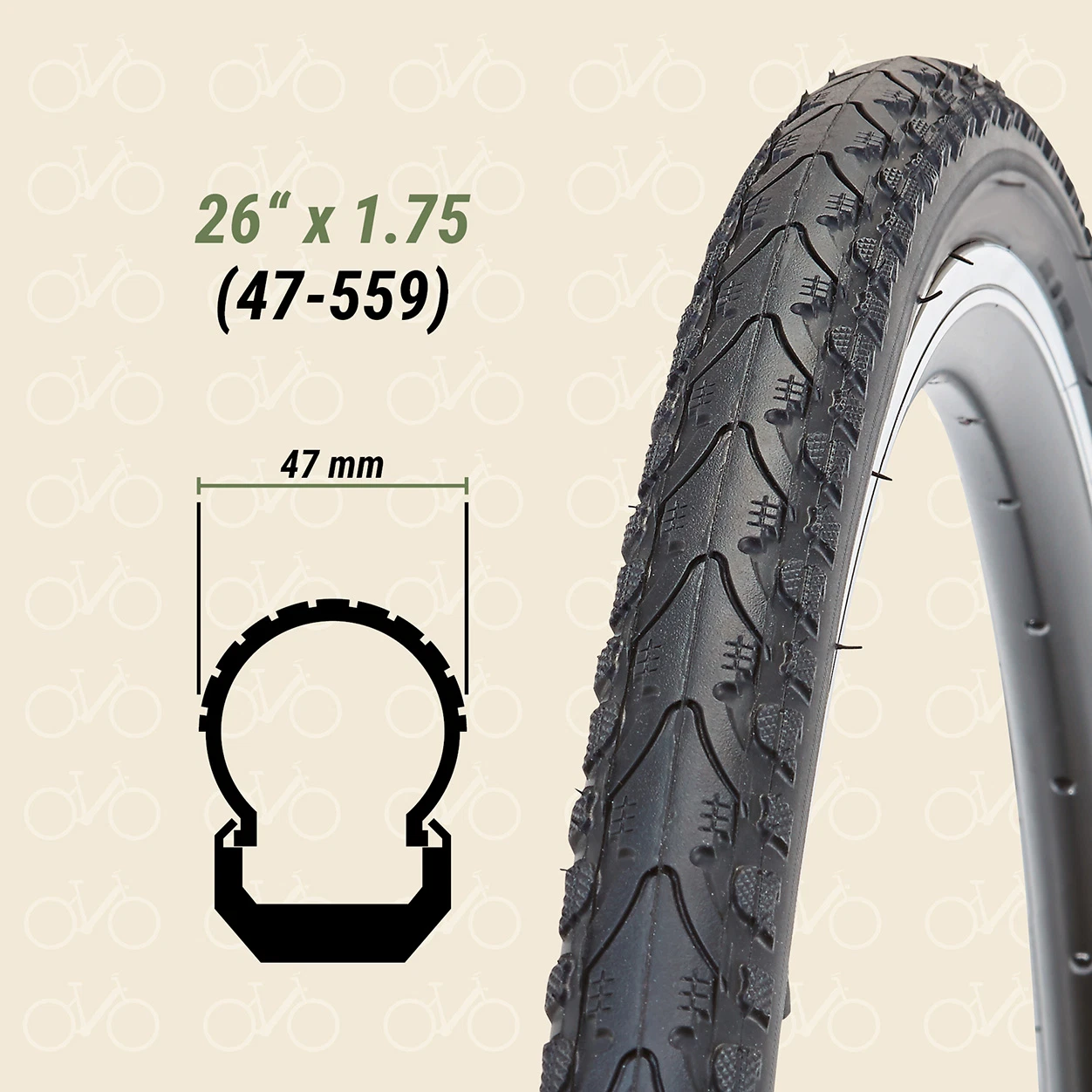 Reifen 26" x 1.75 (47-559)