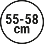 55-58 cm