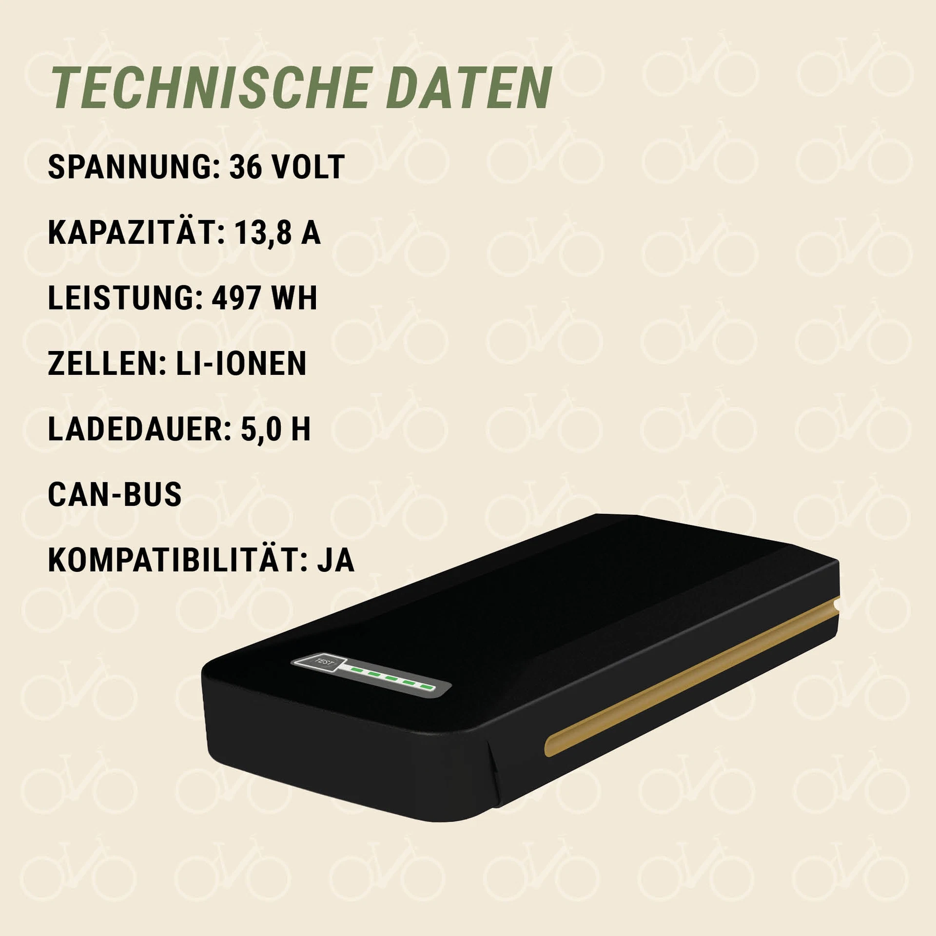 Gepäckträger Akku