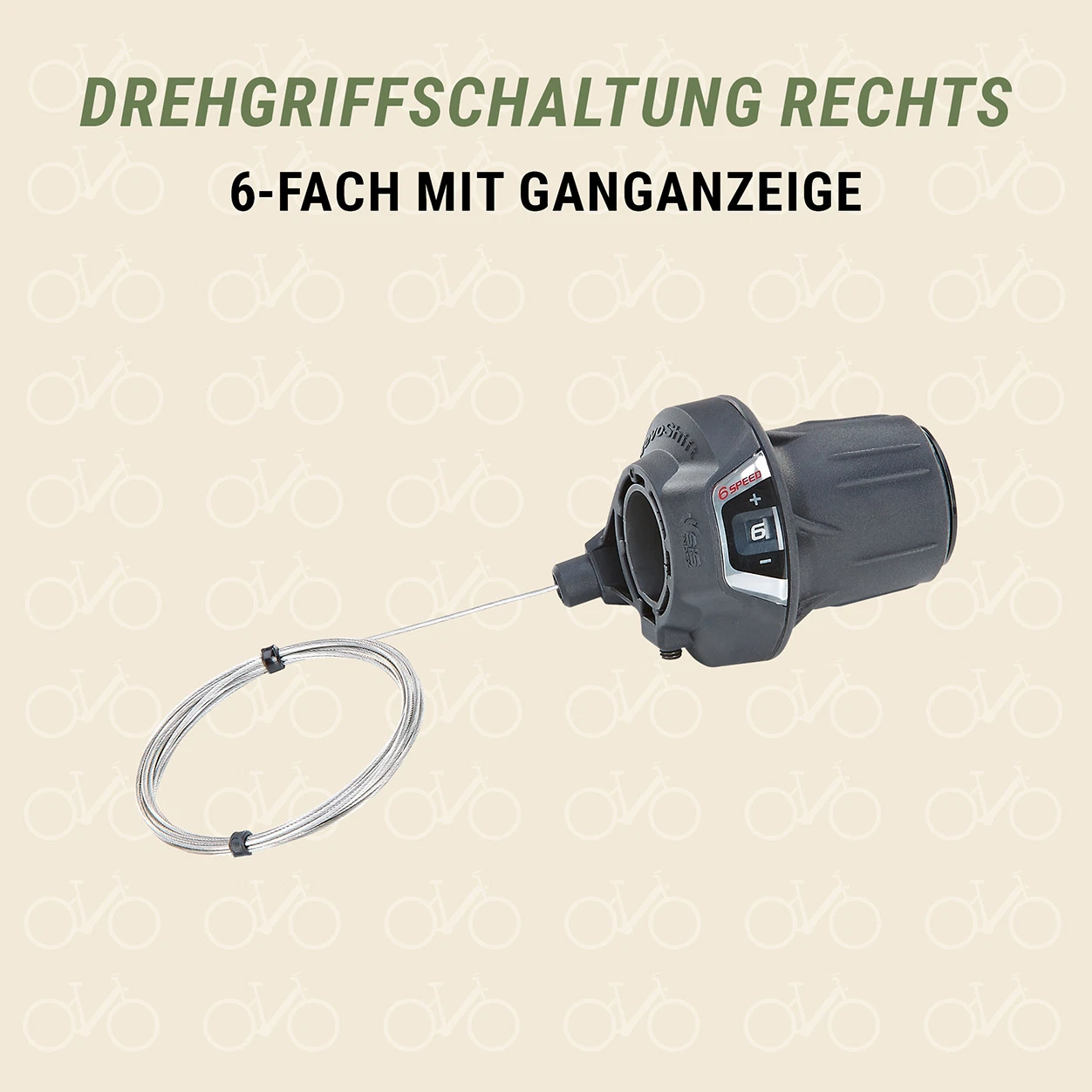 Shimano Grip-Shift Schalter 6-fach