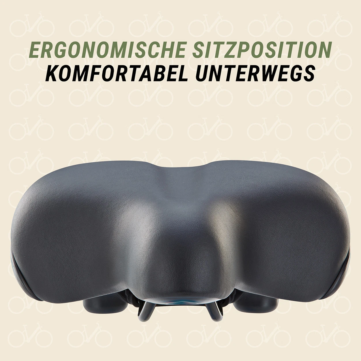 Touren-City-Sattel Schaum