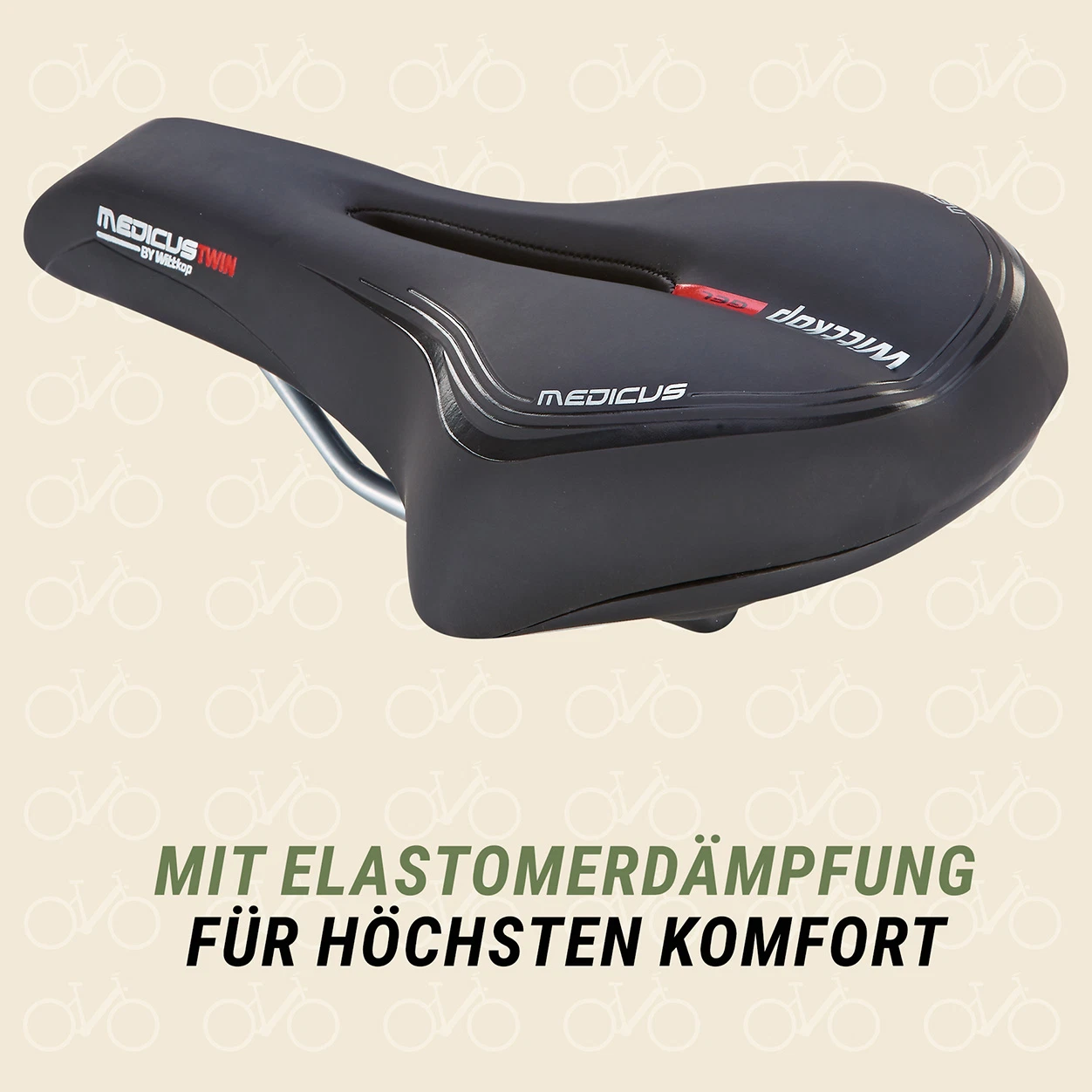 TrekkingGesundheitssattel | 6229 | Jetzt komfortabler fahren | Prophete