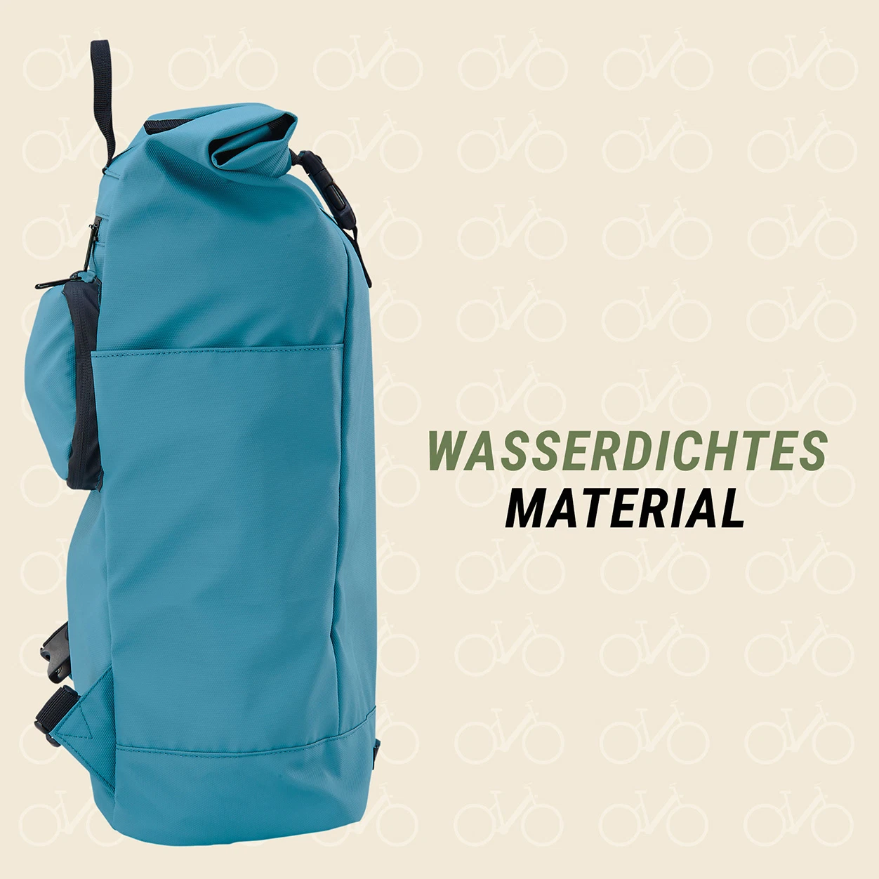 Seitenpacktasche/ Rucksack blue