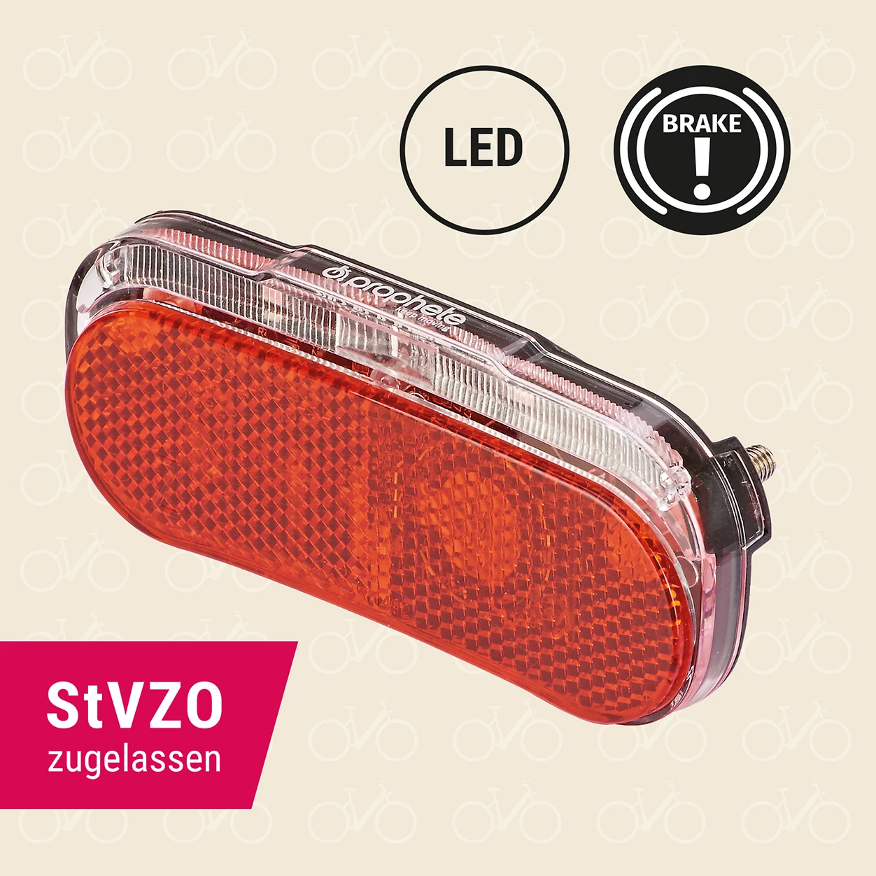 LED-Rücklicht mit Bremslichtfunktion