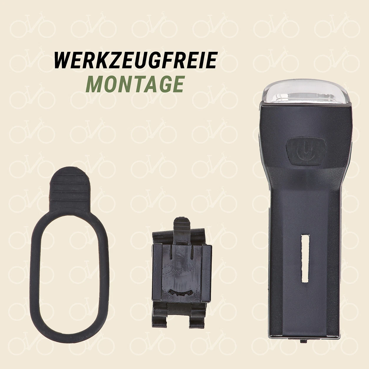 Leuchten Set mit Befestigung - Ansicht von oben