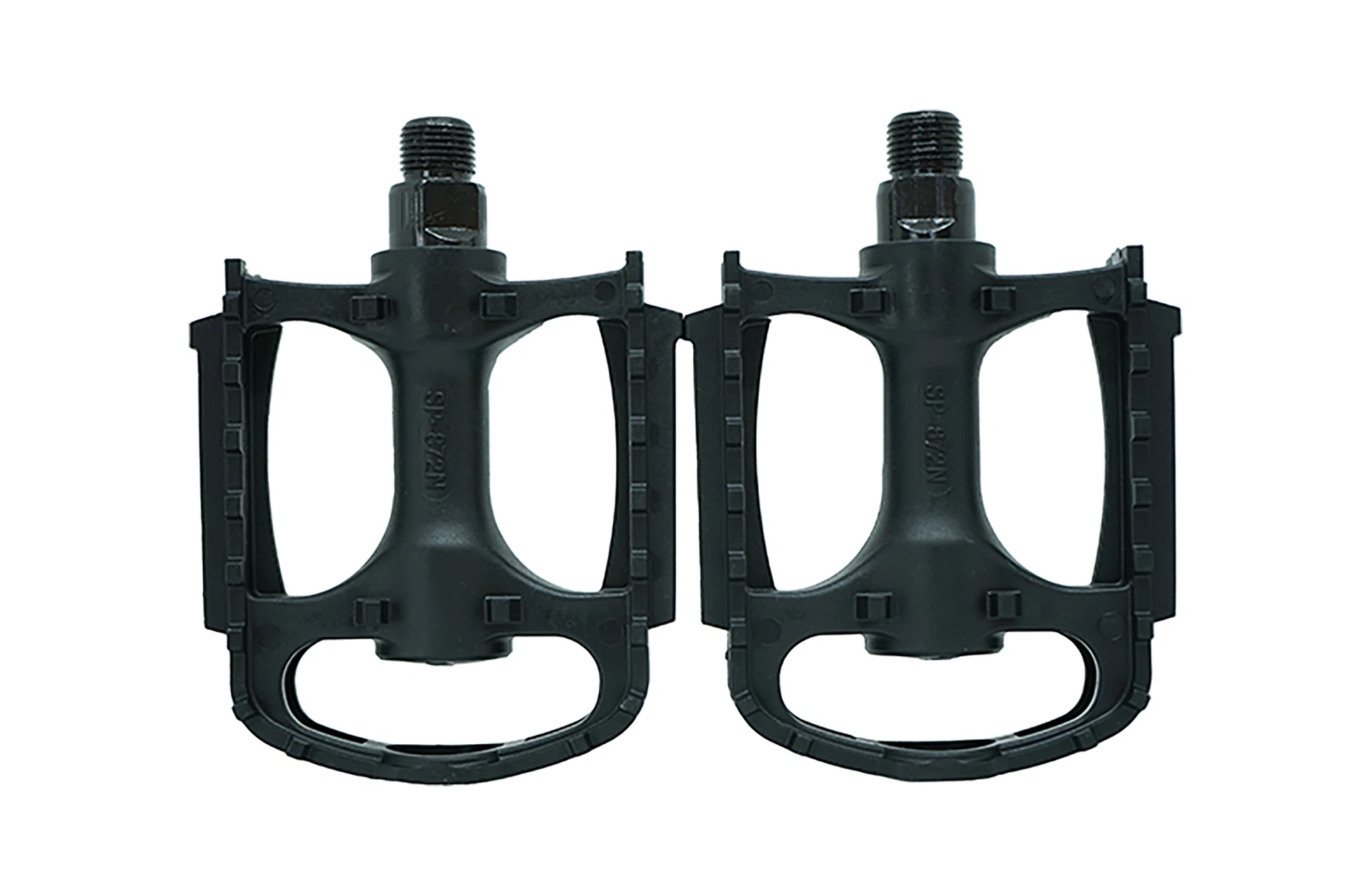 Pedale Mountainbike - Ansicht von oben auf weißem Grund