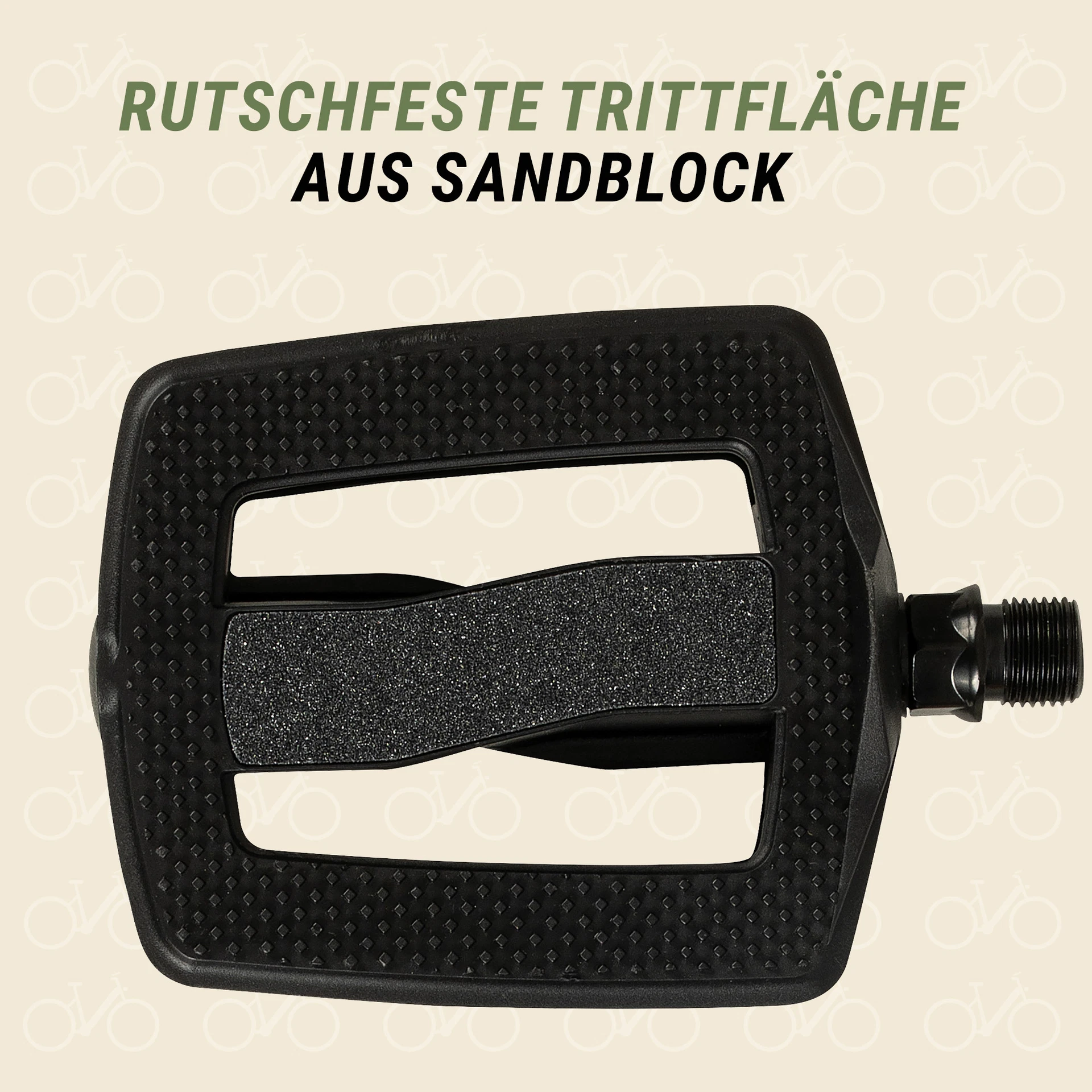 universal Pedale rutschfest - Ansicht von oben
