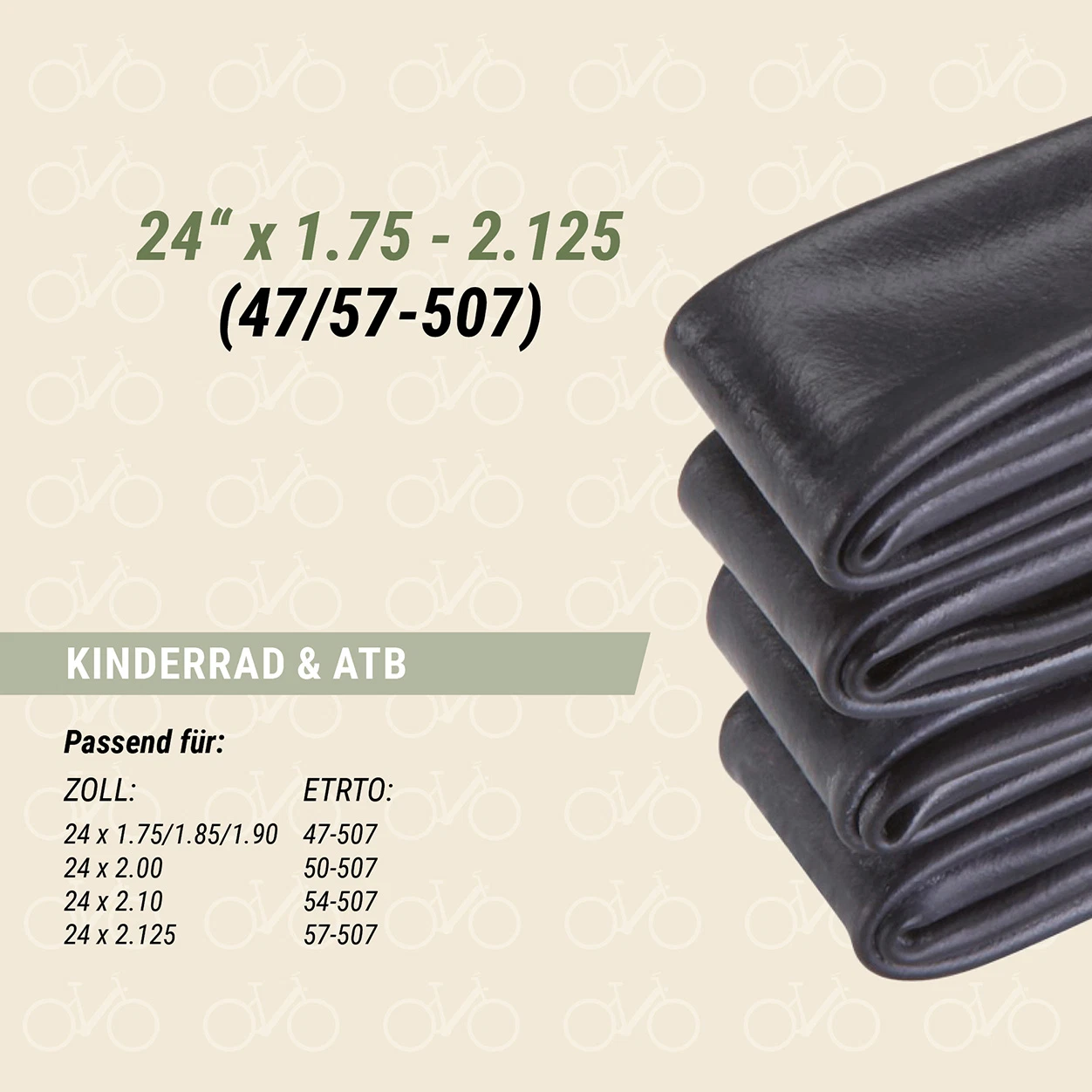 Schlauch 24"  (Dunlopventil | 47/57-507)
