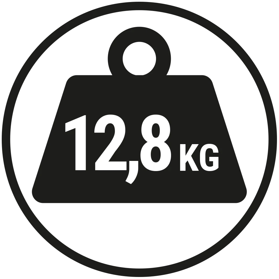 Icon 12,8 kg Gewicht rund